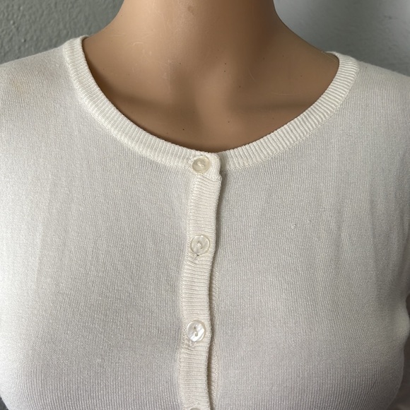 Criss Cross Button Down Cardigan - Picture 3 of 12